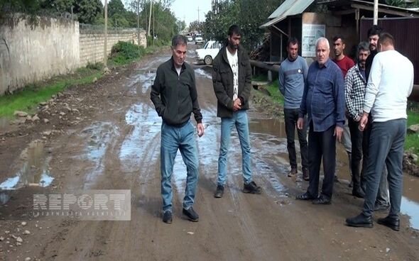 Cəlilabadda uzun illərdir təmir olunmayan yol yararsız vəziyyətə düşüb - FOTO