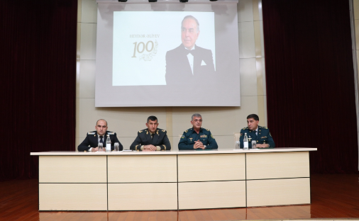 Hərbi Prokurorluq Dövlət Sərhəd Xidməti ilə birlikdə Ulu Öndərin 100 illik yubileyi ilə bağlı tədbir keçirib