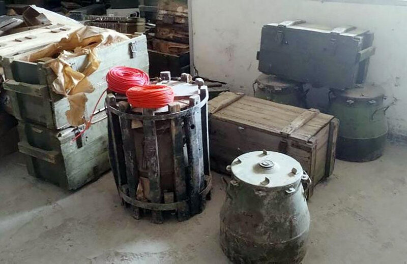 MN: "Qarabağda xeyli sayda mina və əldəqayırma partlayıcı qurğular aşkar edilib" - FOTO