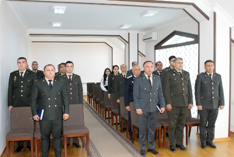 Naxçıvan Hərbi Prokurorluğunda "Qalib Azərbaycanın Müzəffər Ali Baş Komandanı" adlı tədbir keçirilib