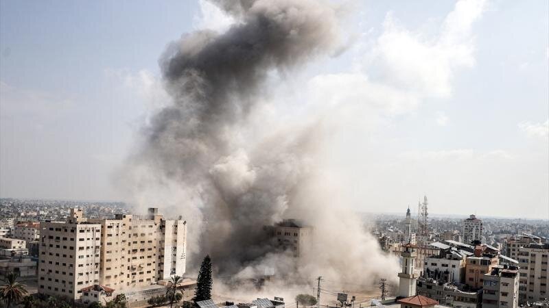 İsrailin Xan Yunisdəki evi bombalaması nəticəsində 22 fələstinli həlak olub