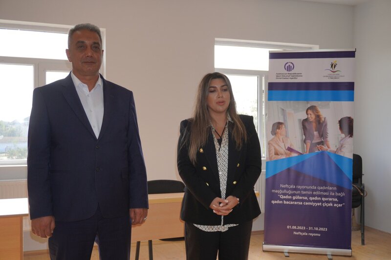 "Qadın gülərsə, qadın qurarsa, qadın bacararsa cəmiyyət çiçək açar" adlı layihə başa çatdı