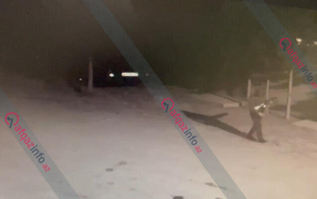 Sumqayıtda evə hücumdan bir neçə dəqiqə əvvəl kameraya düşən FOTO