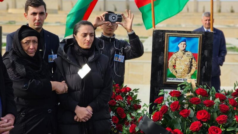 Suraxanıda antiterror tədbirlərində şəhid olanların 40 mərasimi keçirilib - Fotolar