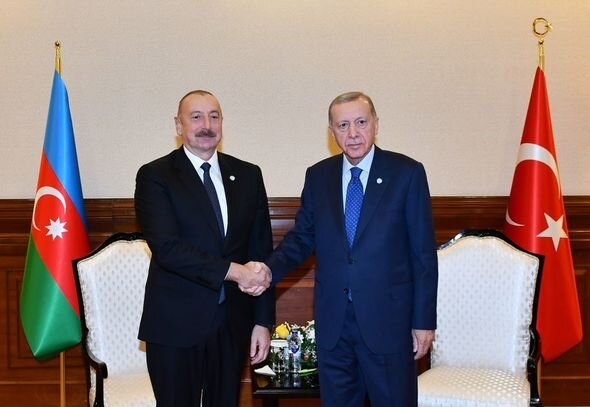 Astanada Prezident İlham Əliyevlə türkiyəli həmkarı Rəcəb Tayyib Ərdoğanın görüşü olub - YENİLƏNİB + FOTO