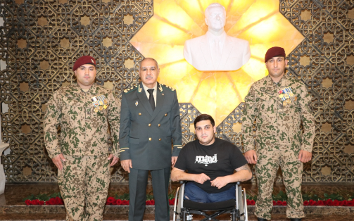 Hərbi Prokurorluqda qazilərlə görüş keçirilib