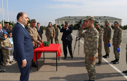 Hərbi Prokurorluq Ulu Öndər Heydər Əliyevin 100 illik yubileyi ilə bağlı Ağcabədidə tədbir keçirib