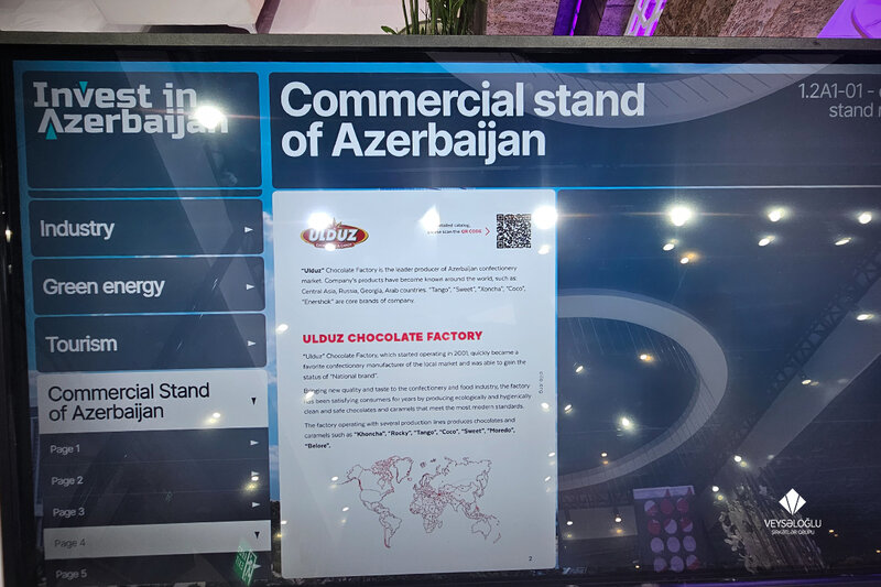 "Ulduz"un məhsulları beynəlxalq sərgidə təqdim edilib