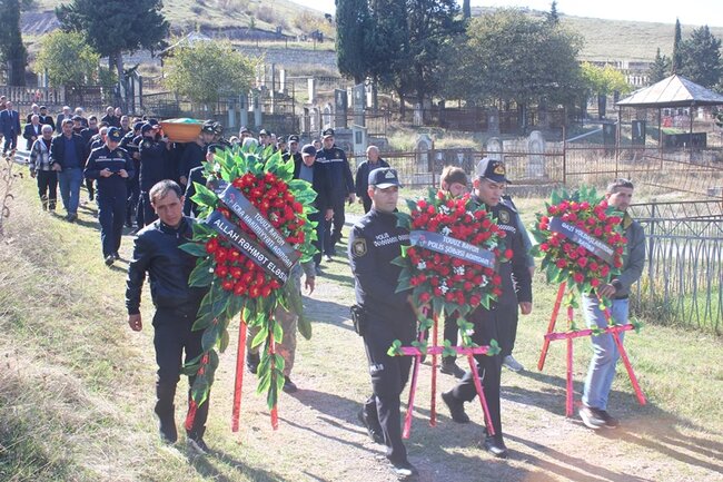 Vətən müharibəsi iştirakçısı vəfat etdi - Fotolar