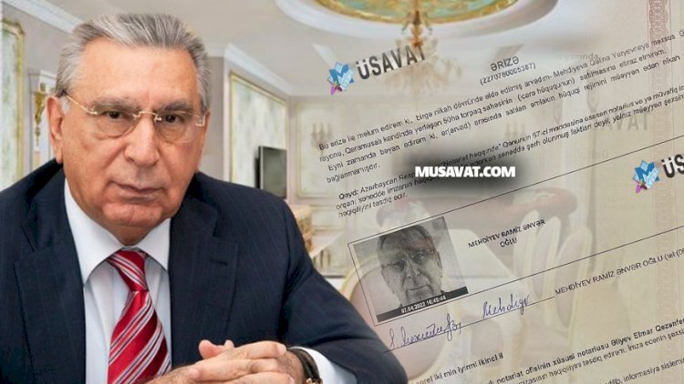 Ramiz Mehdiyevlə bağlı fotolar yayıldı: Əmlaklarını satışa çıxardı
