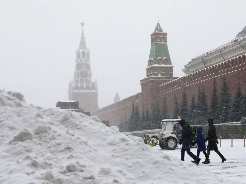 Moskvaya meteoroloji qış gəlib