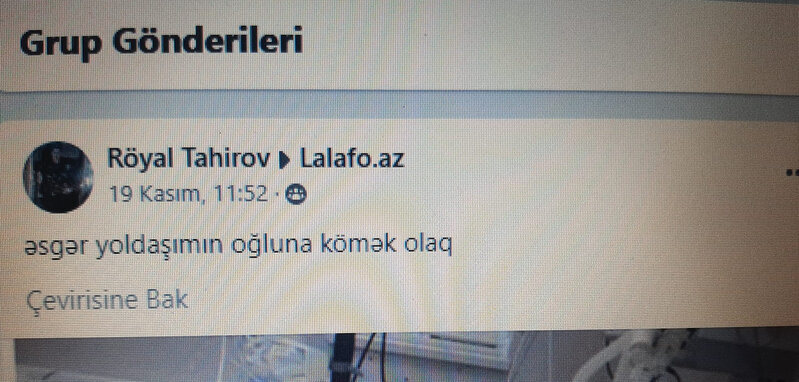 Azərbaycanda ağlasığmaz hadisə! Sosial şəbəkələrdə ölən uşağın fotosu ilə pul yığırlar - FOTO