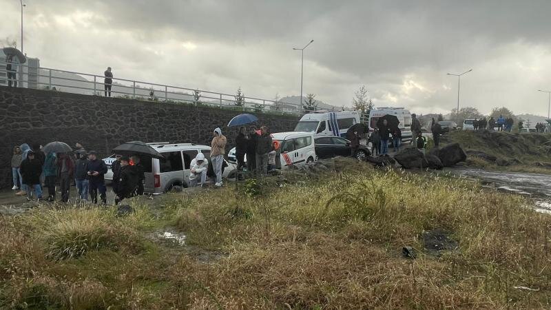 Trabzonda fırtına dalğaları nəticəsində 5 hərbçi yaralanıb