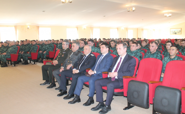 Hərbi Prokurorluq Ulu Öndərin 100 illik yubileyi ilə bağlı Şəmkirdə tədbir keçirib