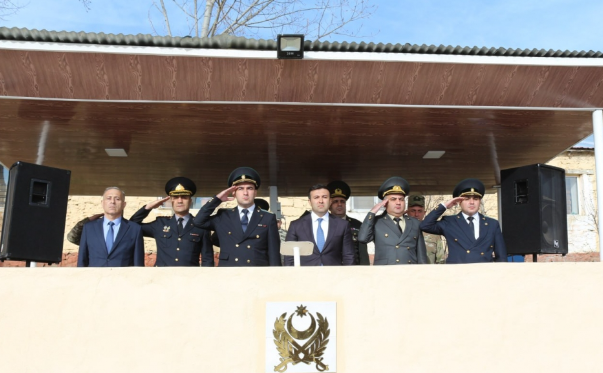 Hərbi Prokurorluq Ulu Öndərin 100 illik yubileyi ilə bağlı Gədəbəydə tədbir keçirib