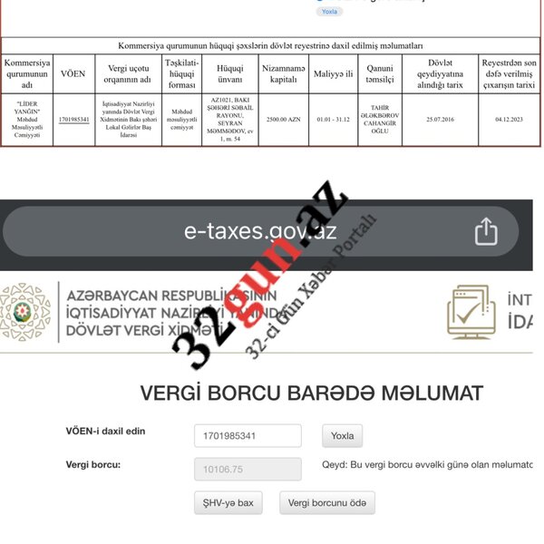 FHN-nin yararsız hesab etdiyi şirkətdən DSX 642 min manatlıq "alış-veriş" etdi - Vergi borcu da var