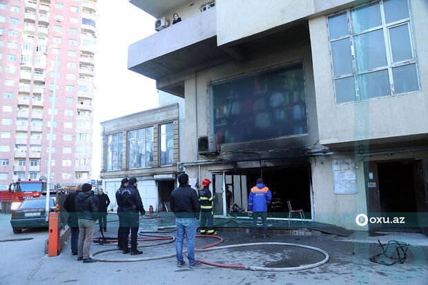 Bakıda yaşayış binasındakı yanğın söndürülüb - YENİLƏNİB + FOTO/VİDEO