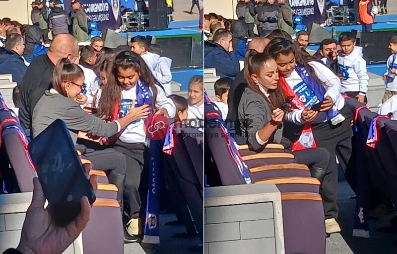 Şəhidimizin övladı Xankəndidə: Mehriban Əliyeva ilə foto çəkdirdi