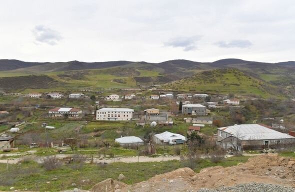 Prezident İlham Əliyev Xocalı rayonunun Xanabad kəndində olub - FOTO