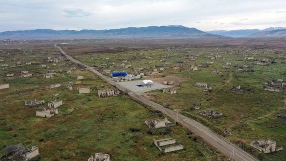 Prezident İlham Əliyev Ağdamın Qiyaslı kəndinin təməlini qoyub - FOTO