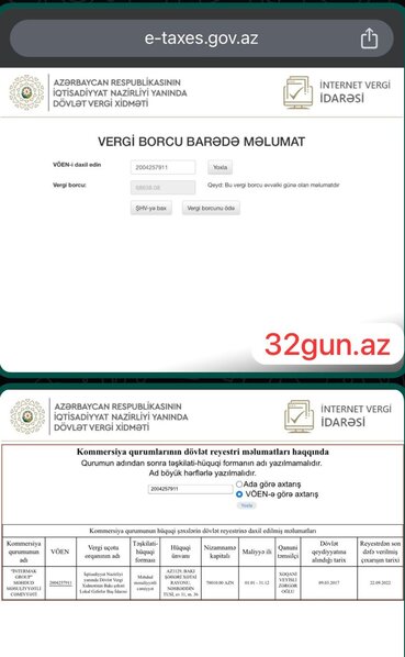 Mingəçevir şəhər İcra Hakimiyyətinin tabeliyindəki müəssisə vergi borcu olan şirkətlə müqavilə bağladı