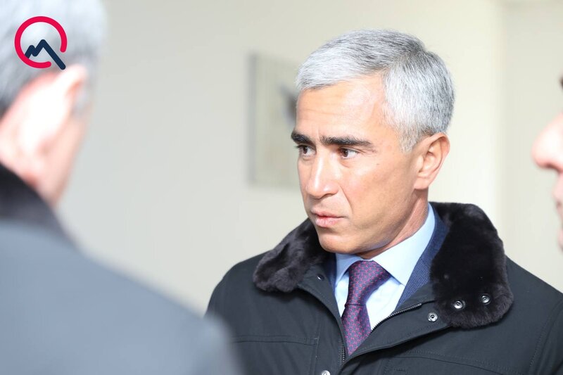 Rəsmilər yanğın yerinə getdilər - Foto