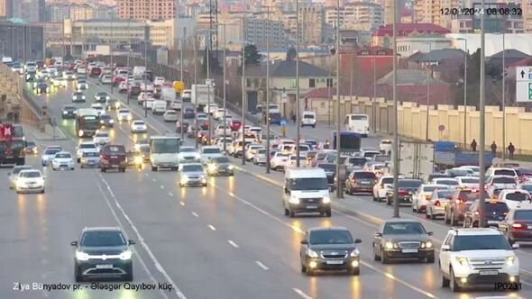 Bakının hansı küçələrində sıxlıq var? - SİYAHI + FOTO