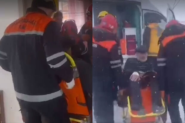 FHN əməkdaşları yardıma ehtiyacı olan şəxsi xəstəxanaya aparıblar - VİDEO