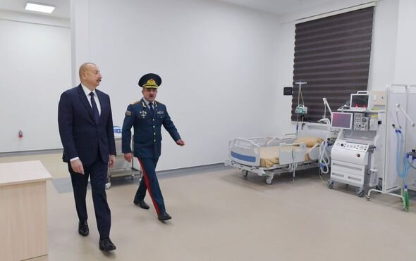 İlham Əliyev Bakıda DSX-nin yeni hərbi hospital kompleksinin açılışında iştirak edib - YENİLƏNİB + FOTO