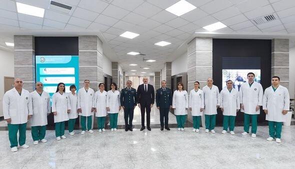 İlham Əliyev Bakıda DSX-nin yeni hərbi hospital kompleksinin açılışında iştirak edib - YENİLƏNİB + FOTO