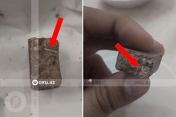 Konfetin içindən qurd çıxdı - VİDEO