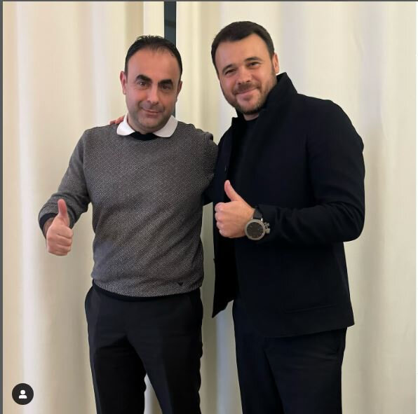 Emin Ağalarov 27 il əvvəl yanacaqdoldurma məntəqəsində çalışdığı dostu ilə - FOTO