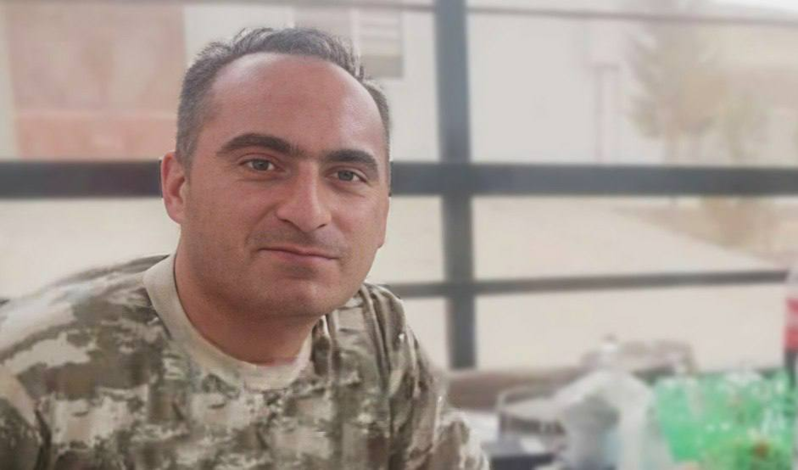 Qətlə yetirilən mayorun - Fotosu