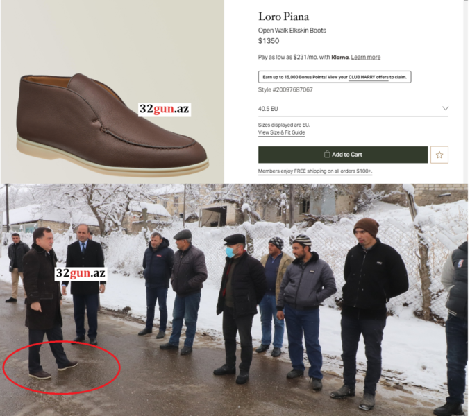 "Vertu"su olan İcra Başçısı Rəcəb Babaşovun brend geyimi, ayaqqabı və saatı - FOTOLAR