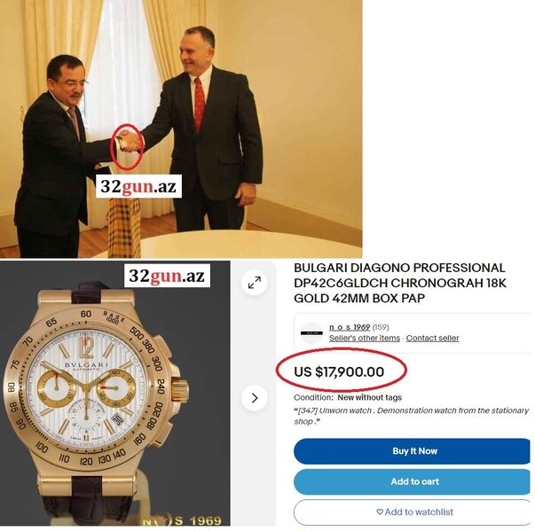 "Vertu"su olan İcra Başçısı Rəcəb Babaşovun brend geyimi, ayaqqabı və saatı - FOTOLAR