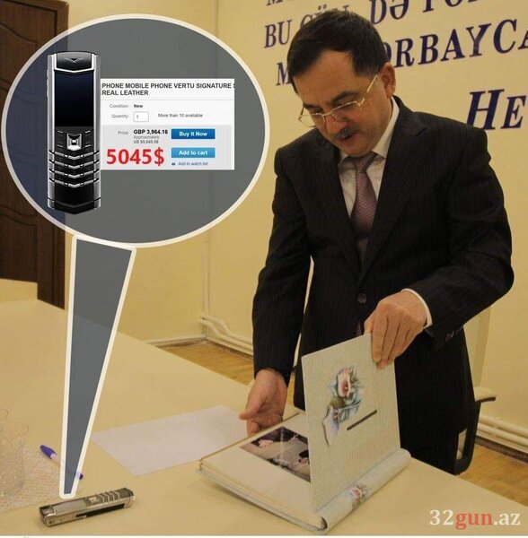 "Vertu"su olan İcra Başçısı Rəcəb Babaşovun brend geyimi, ayaqqabı və saatı - FOTOLAR