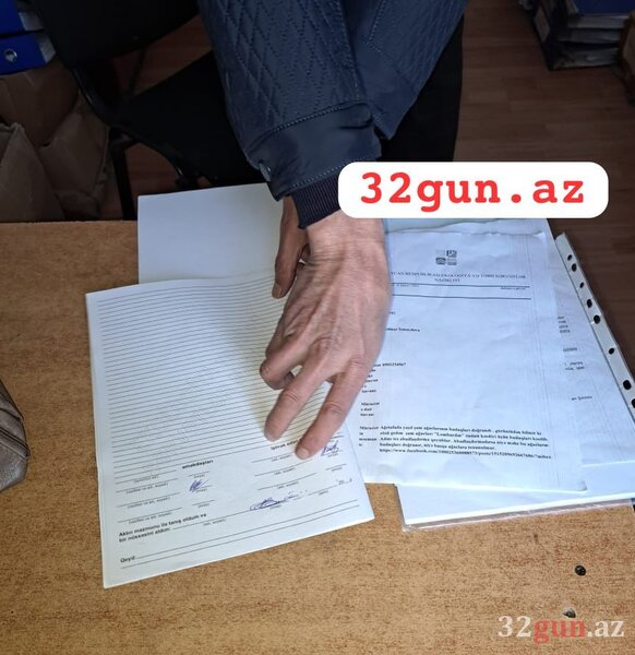Ağstafada Regional Ekologiya və Təbii Sərvətlər İdarəsinin əməkdaşlarından qanunsuz ƏMƏL: Boş sənədə imza atıldı (FOTOFAKT)