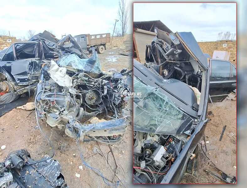 Sürücünün ürəyi sükan arxasında qəfil dayandı, dəhşətli qəza oldu - VİDEO