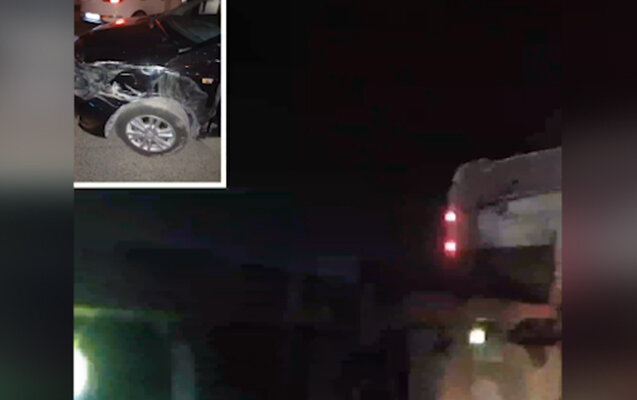 Qəza yerindən qaçan yerdə videosu çəkildi, tapıldı - Video