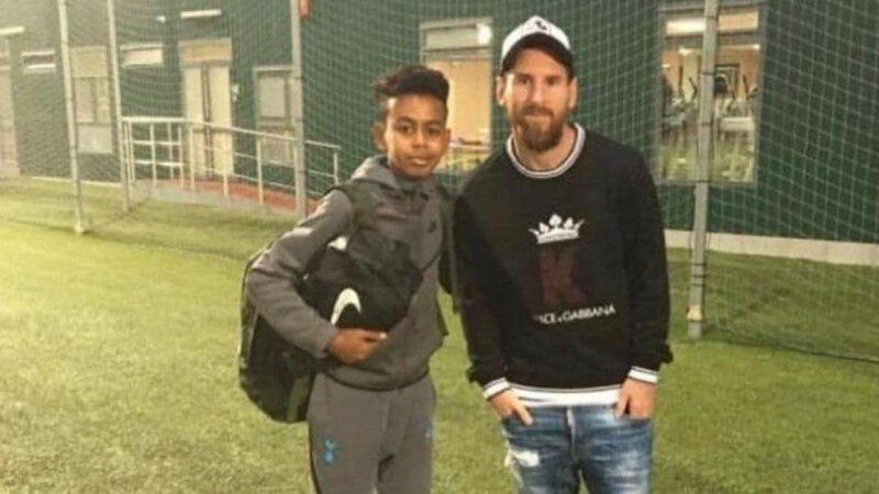 Messi "Barselona"nın 16 yaşlı istedadı Lamine Yamaldan danışdı