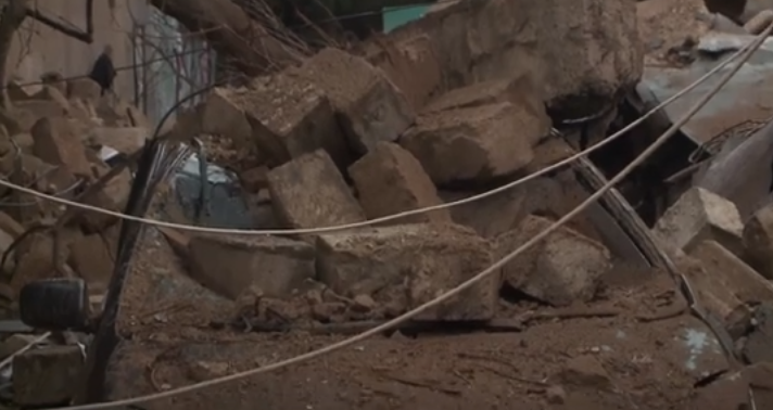 Partlayışdan sonra körpələr evi daxil olmaqla bir çox yer istilikdən məhrum oldu - VİDEO