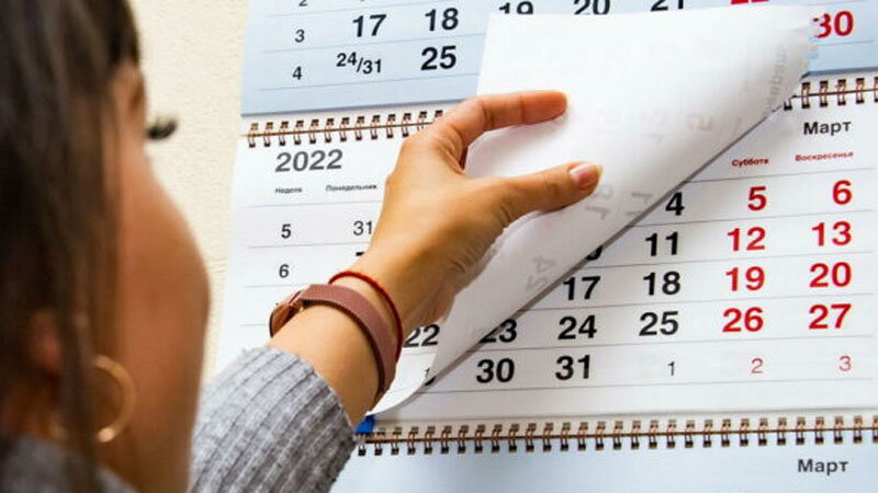 Martda 16 gün İŞ OLMAYACAQ