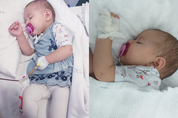 Körpə Nurayın atası: "İmkan olmadığı üçün müalicə yarımçıq qalıb" - FOTO