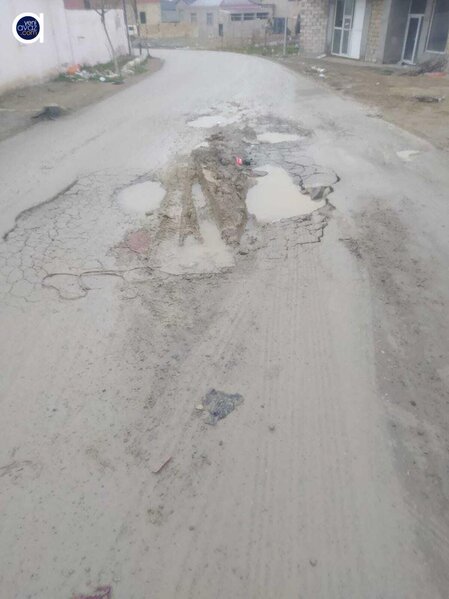 Masazır sakinləri: "Necə olur ki, 5 ildir təmir olunan yol sıradan çıxıb?" – Fotolar