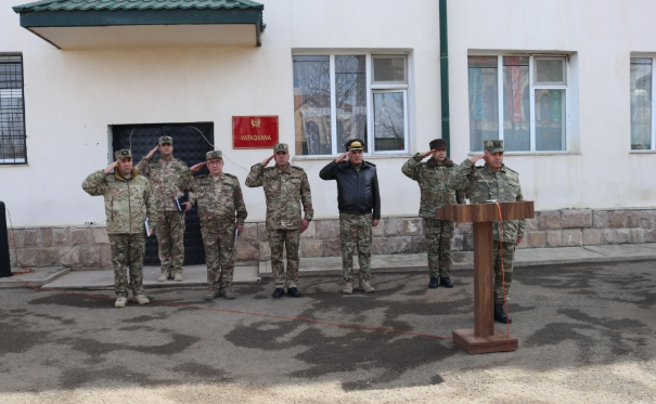 Hərbi prokuror Xanlar Vəliyev Şuşa və Xankəndidə hərbçilərlə görüşüb