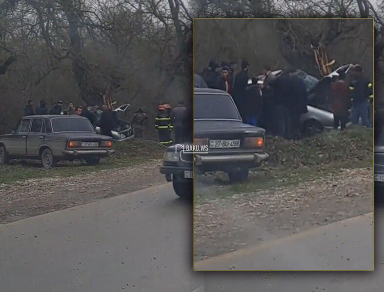 Xaçmaz-Xudat yolunda AĞIR QƏZA - VİDEO