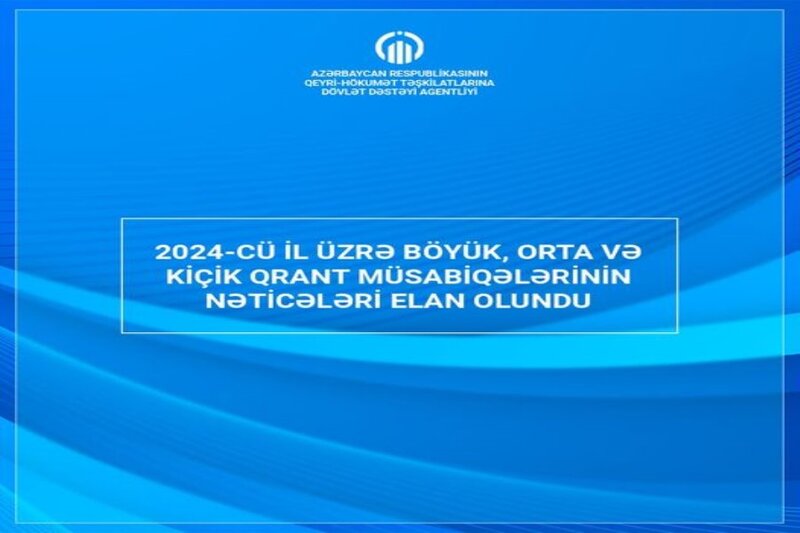 "İstehlakçıların Maarifləndirməsinə Dəstək" İB 2024-cü il üzrə böyük, orta və kiçik qrant müsabiqələrinin qalibi oldu