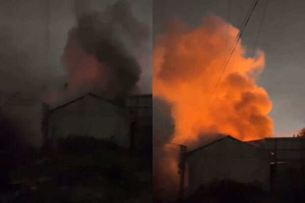 "Ayxan" ticarət mərkəzində yanğın olub - YENİLƏNİB + VİDEO