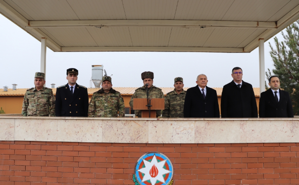 Hərbi Prokurorluq işçiləri Müdafiə Nazirliyinin yüksəkrütbəli vəzifəli şəxsləri ilə birgə Novruz bayramı ərəfəsində hərbi hissələrdə olublar