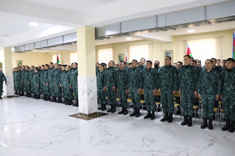 Hərbi Prokurorluq işçiləri Novruz bayramı ilə əlaqədar hərbi hissələrdə olublar